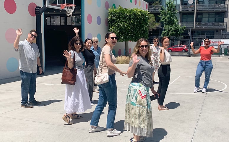 A group of our San Diego team members took a walk without their phones to the Little Italy Farmers Market this month!