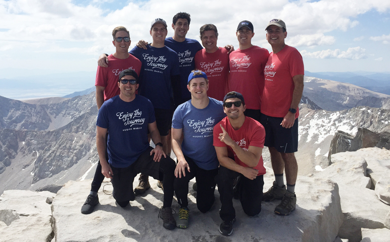fortune rated best workplace hughes marino team hiking Mt Whitney 2016 1 1