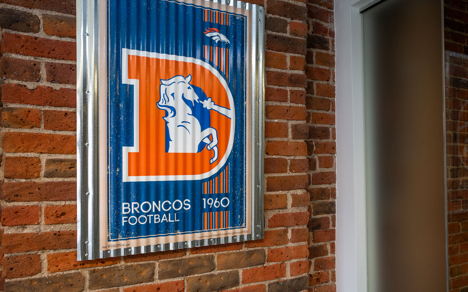 Hughes Marino Denver broncos conference room art