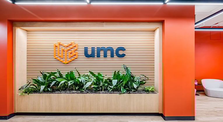 Spaces We Love: UMC’s Vibrant & Creative Office