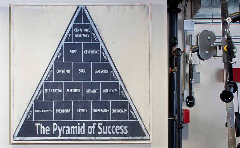 inspired by the pyramid of success hughes marino gym