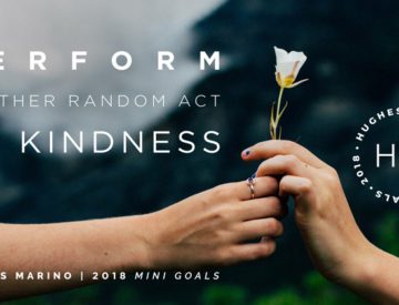 our december 2018 hm mini goal perform another random act of kindness hughes marino